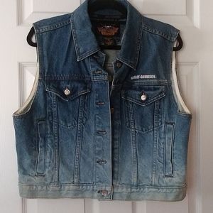 Harley-Davidson jean vest